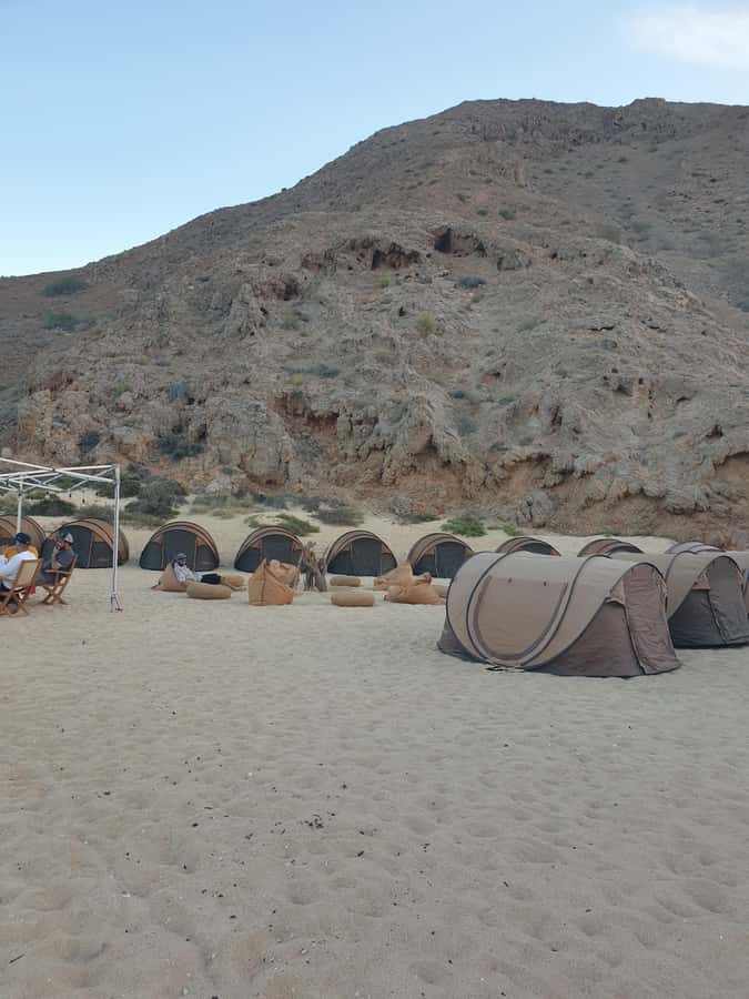 Camping to the Daymaniyat Islands with an overnight stay - Two snorkeling stops before the tents