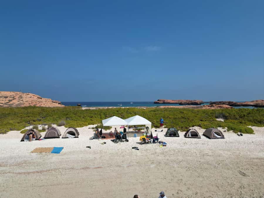 Camping to the Daymaniyat Islands with an overnight stay - The Seeb port departure and boat ride