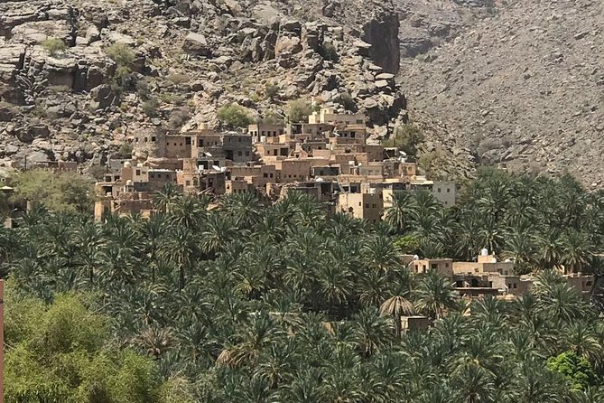 Day Trip to Jabal Shams (Grand Canyon of Oman) Wadi Nakhar, Misfat Al Abriyeen - Wadi Ghul and the stone village at Mountain Ghul