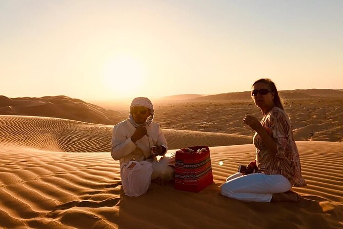 Desert Safari, Sunset & Sand Bashing (Rub Al Khali Desert) - Black camels near Thumrait
