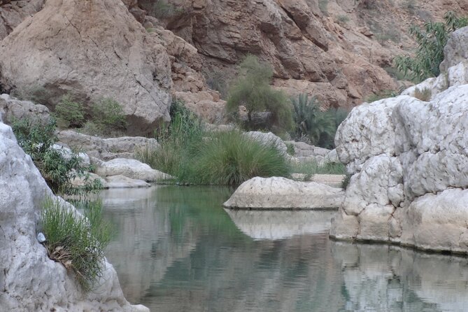East Coast and Wadi Shab tour - Bimmah Sinkhole closes the day with clear seawater