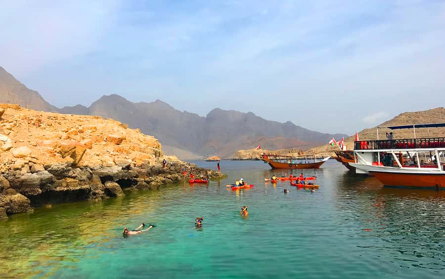 From Dubai: Musandam Khasab Tour with Boat Trip and Safari - Khor Sham by Omani Dhow