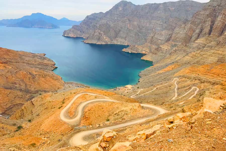 From Khasab: Half-Day Mountain Safari to Jabel Harim - The fossil wall and an ancient seabed