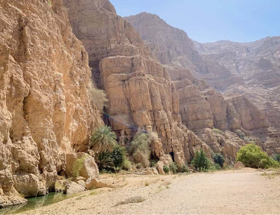 from muscat wadi shab and bimmah sinkhole tour - How to prepare for the wet sections