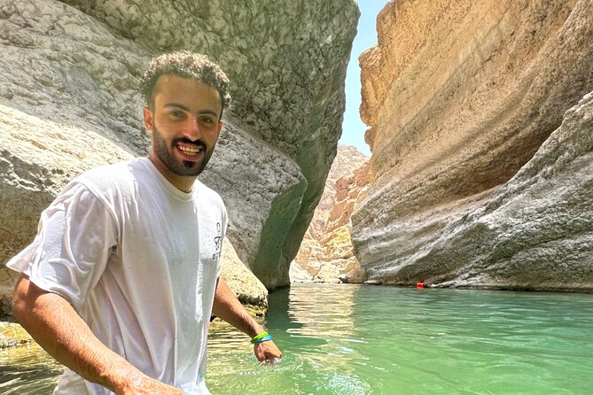 from muscat wadi shab and bimmah sinkhole tour - The 90-minute ride from Muscat