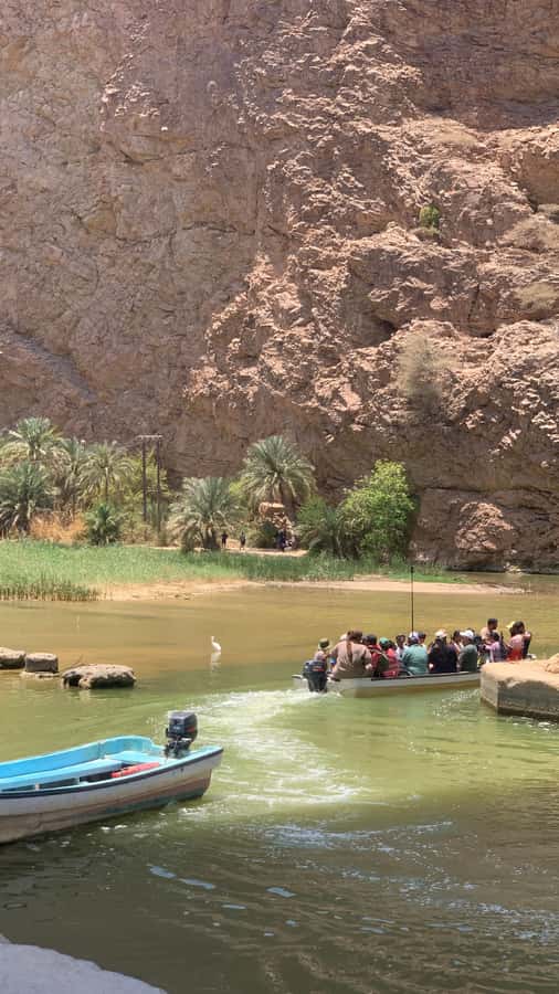 From Muscat: Wadi Shab & Sinkhole Private Tour & Free Lunch - Swimming through the cave to the hidden waterfall