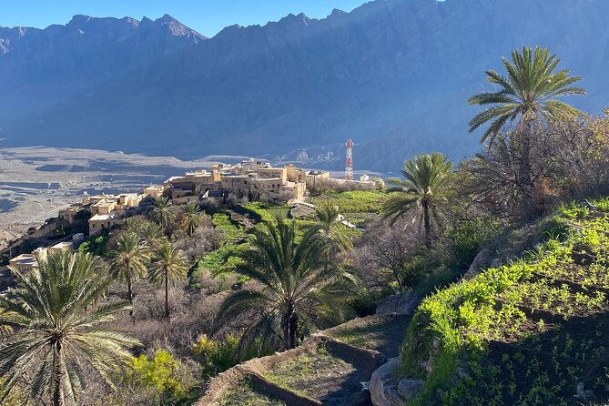 Full Day Tour from Wakan to Jebel Akhdar Trekking - The 9-kilometer climb through farms and waterways