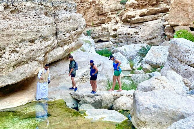 Full Day Tour in Wadi Shab - Bimmah Sinkhole and its cool freshwater pool