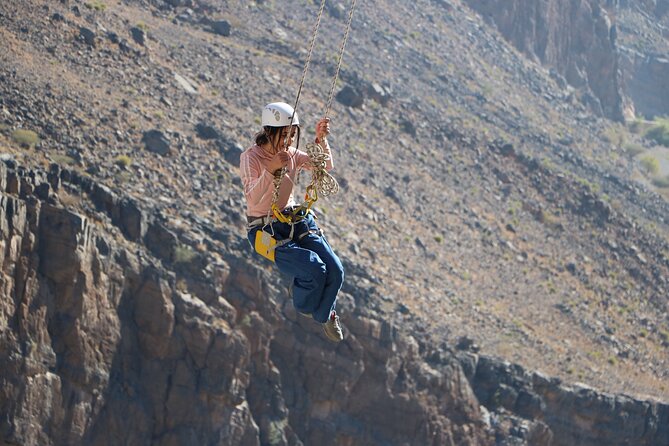 Half-Day Private Experience in Tanuf Arch - The 33-Meter Abseil And Open-Air Swing