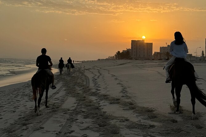 Horse riding by the beach Salalah - Pickup, stables, and getting ready to ride
