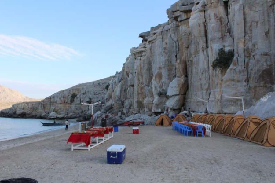 Khasab: Beach Camping with Full Day Cruise with full board - Six Hours Through Musandam’s Fjords
