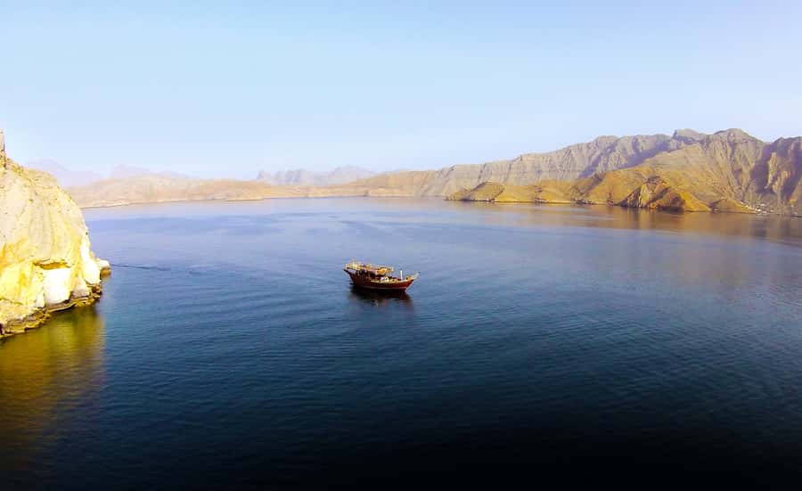 Khasab: Half-Day Dhow Cruise with Dolphin Watching - Setting out through Musandam’s fjords