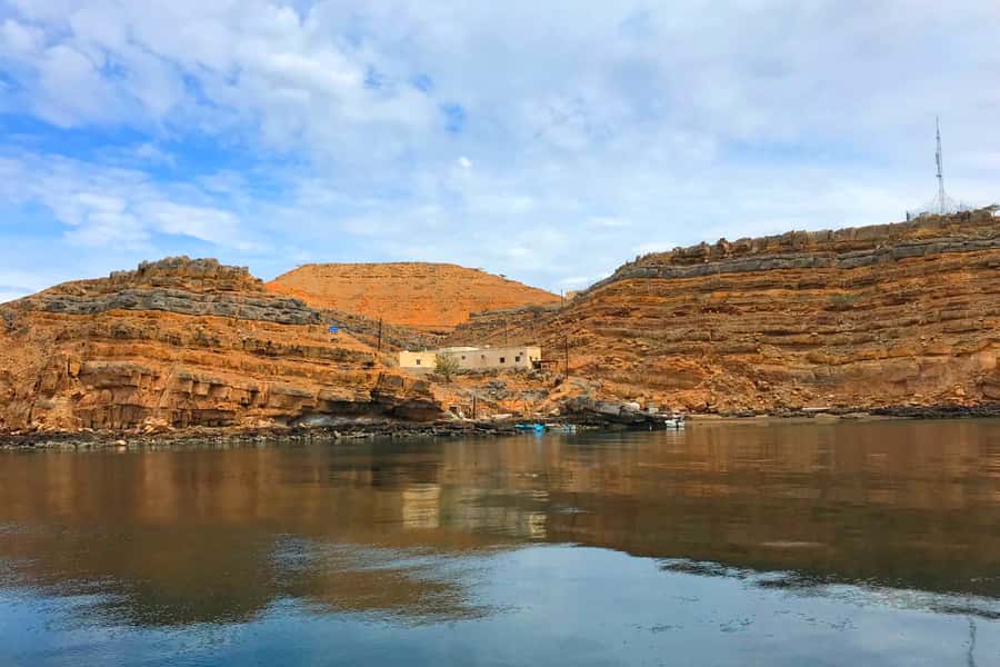 Khasab: Khor Sham Half-Day Cruise with Snorkeling & Dolphins - Watching wild dolphins from the dhow