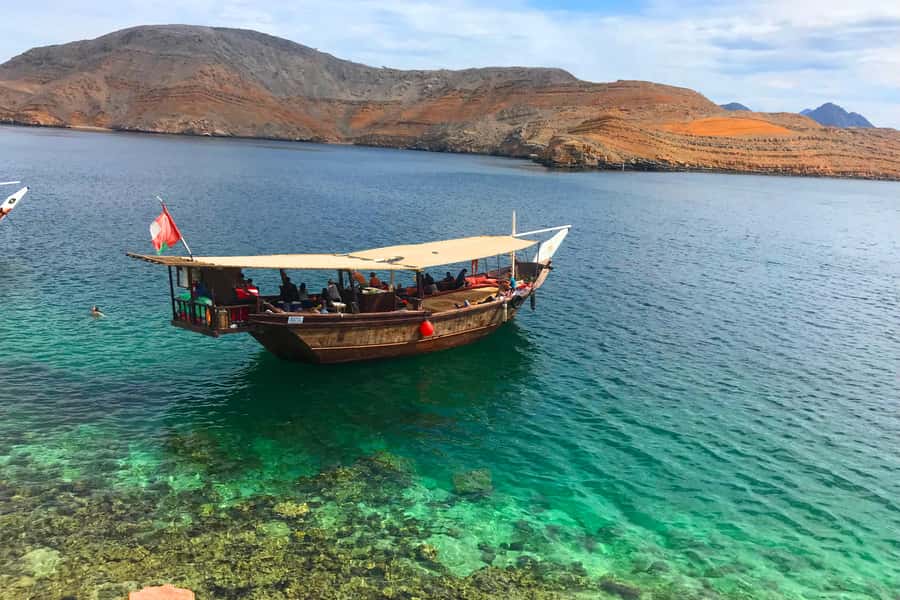 Khasab: Khor Sham Half-Day Cruise with Snorkeling & Dolphins - Telegraph Island and the 40-minute snorkeling stop
