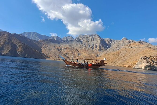 Khasab Musandam Half Day Dhow Cruise and Snorkeling Trip - Sailing through the Musandam fjords