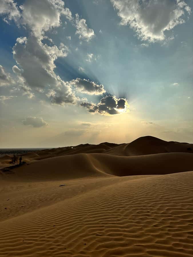 Luxury Sunset Desert Safari at Salalah Empty Quarter - Sunset at the highest dunes