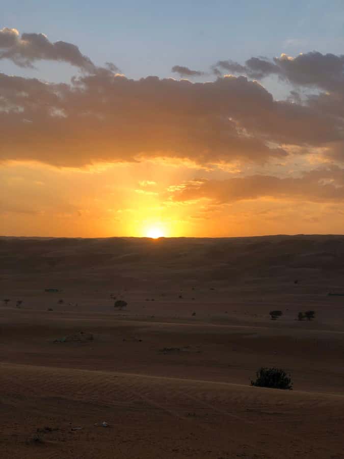 Muscat: Bidiya Desert Sunset Camel Ride with Transfer - The long road from Muscat to Bidiyah