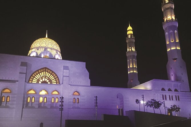 Muscat by Night with Local Dinner from Muscat - Royal Opera House Muscat after dark