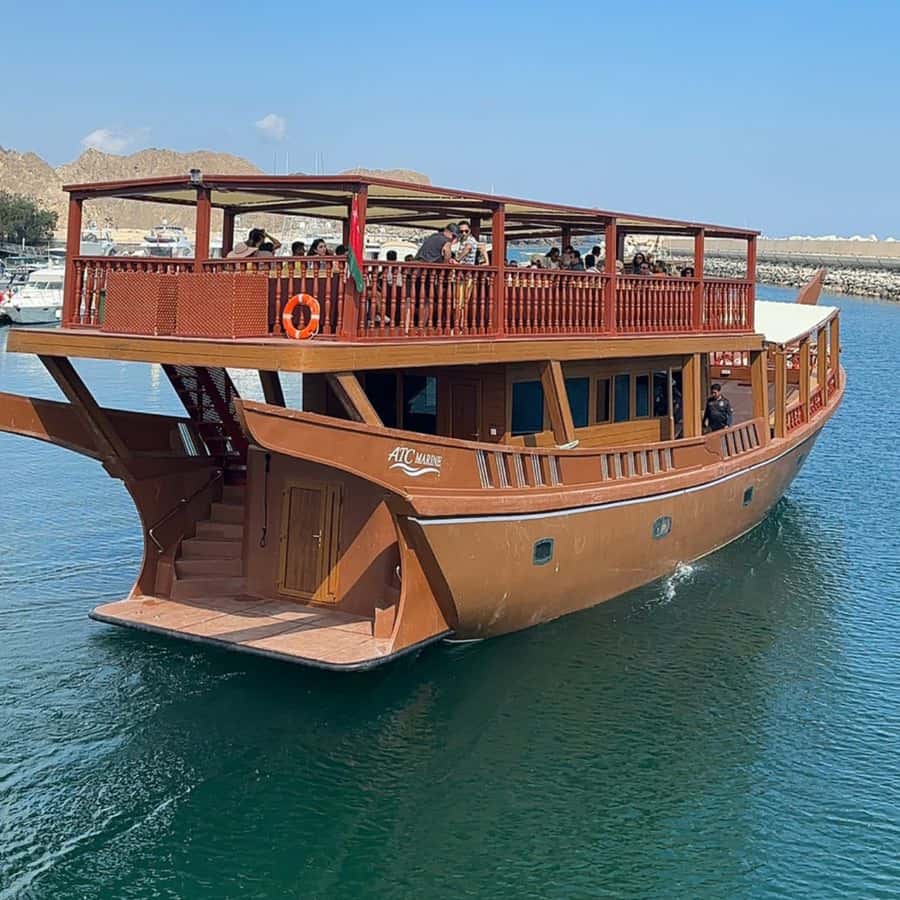 Muscat: Omani Traditional Dhow Sunset Cruise - Coffee, dates, and snacks on board