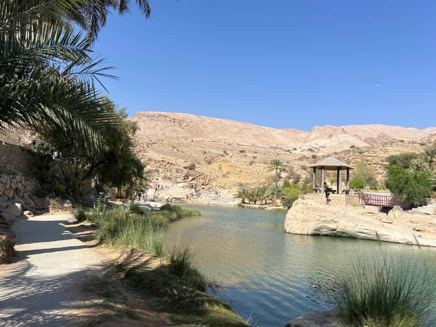 Muscat: Wahiba Sands, Wadi Bani Khalid & Mudayrib Tour - Swimming in the turquoise pools