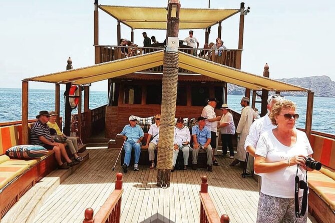 Omani Traditional Dhow Cruise: Sunset and Muscat Coastal View - Al Bustan Palace Hotel From the Water