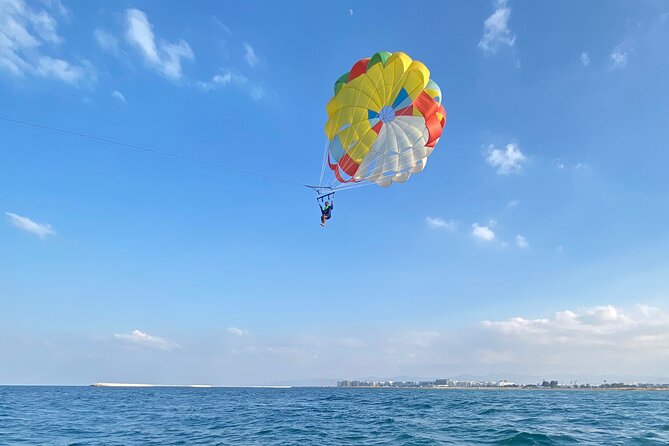 Parasailing tour in Al Mouj Muscat - The boat ride to the launch area