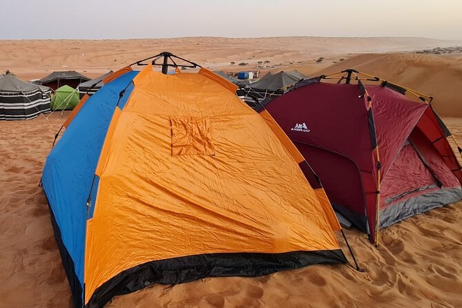 Private 2 - Days Wahiba Sand Desert Overnight Camping Tours - Sleeping in a Bedouin tent among the dunes