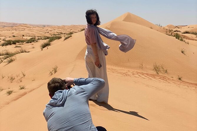 Private Full Day Tour to Wahiba Sands Desert and Wadi Hawer - Wadi Hawer: water, rock, and a little effort