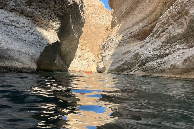 Private Full- Day Wadi Shab-Bimmah Sinkhole-Fins Beach Tour - The pools, keyhole, and cave waterfall