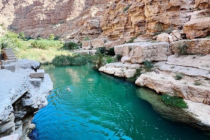 Private Full- Day Wadi Shab-Bimmah Sinkhole-Fins Beach Tour - Bimmah Sinkhole: a short scenic stop