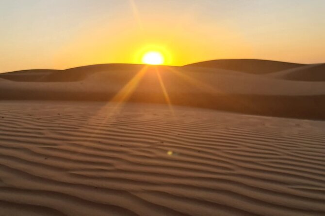 Private Watching Sunset Desert Safari Tour - Key points to know before booking