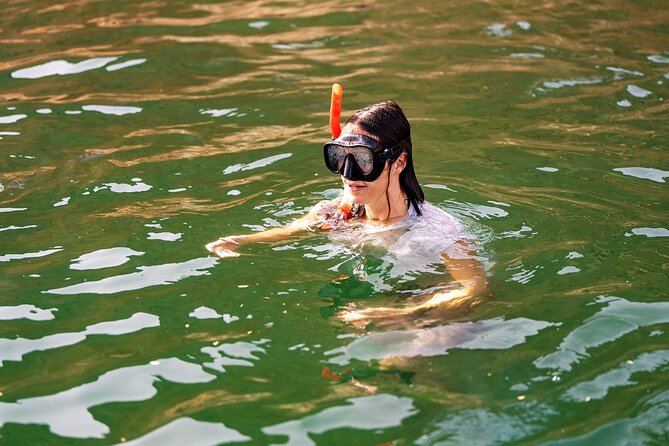Sea Wonders Dolphin Watching and Snorkeling in Muscat - The snorkeling stop in clear Arabian Sea water