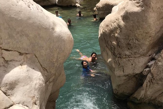 Tour Jawahir 2 Days-1 Night In Wahiba Sands, Oman Tours Package - Bimmah Sinkhole closes the route with a striking swim stop