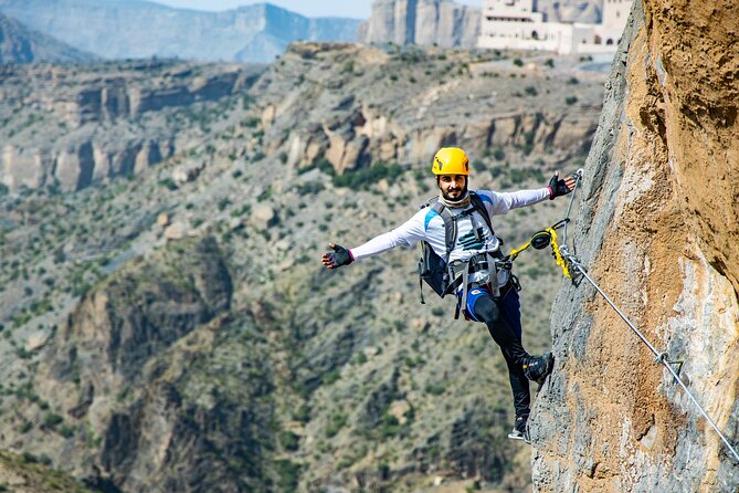 Via Ferrata And Zip Line - Getting started at Jebel Akhdar