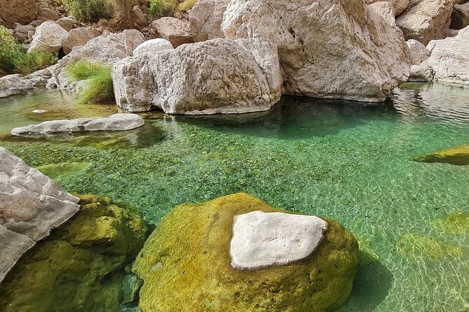 Wadi Al Arbeieen Sinkhole & Fins Beach Swim & Hike - Fins Beach closes the day with sand and sea