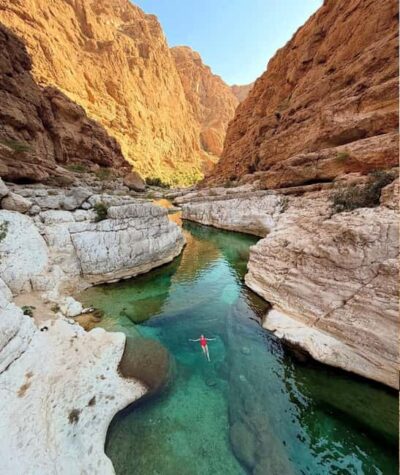 wadi shab and bimmah sinkhole tour from muscat