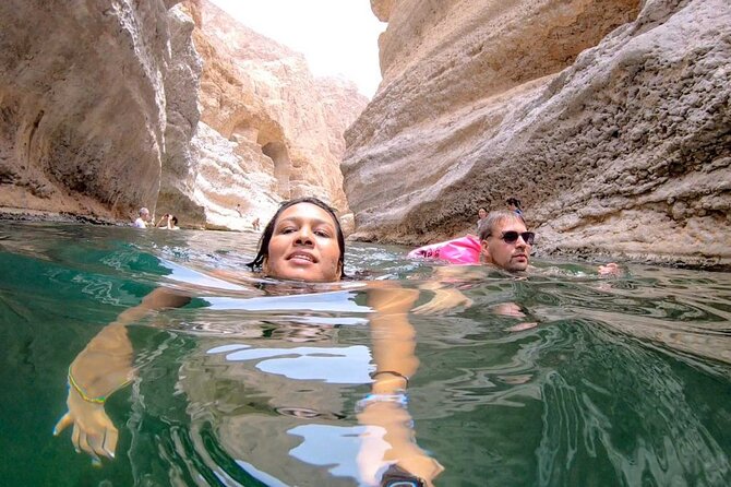 Wadi Shab Coastal Trekking - Bimmah Sinkhole adds a different kind of water stop