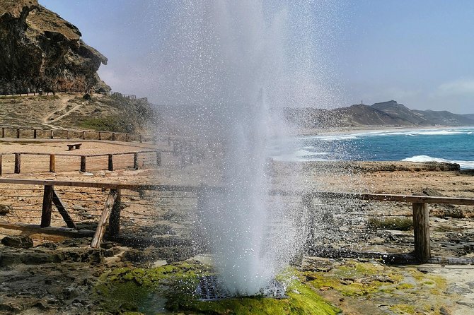 West Salalah, Al Mughsail Beach, White Beach, Frankincense Tree (Half day Tour) - Marneef blowholes: the coast putting on a show